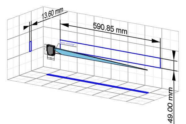 OM30-P0100.HV.TXN 測(cè)距傳感器的3D模型圖